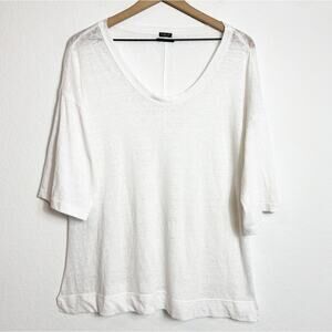 OUT FROM UNDER WHITE WOMEN SHORT SLEEVE SOFT COMFORTABLE SHIRT MEDIUM NEW